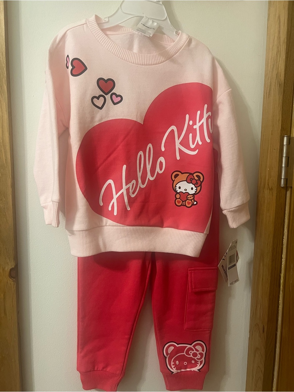 Hello Kitty Pink and Red Kids Set